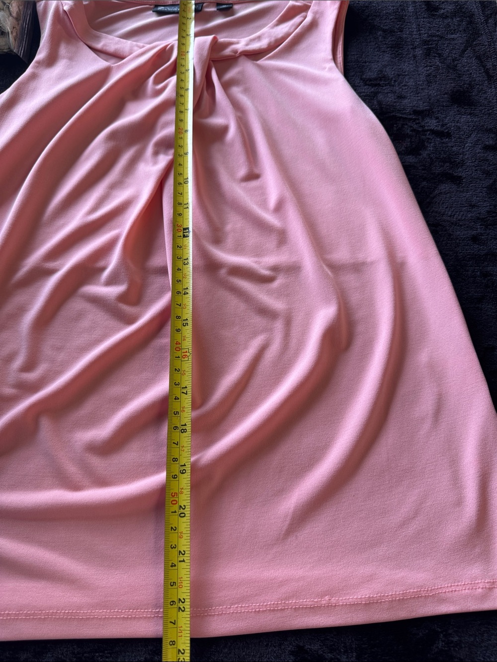 Sleeveless Twist-Front Camisole in Soft Pink - Picture 7 of 8